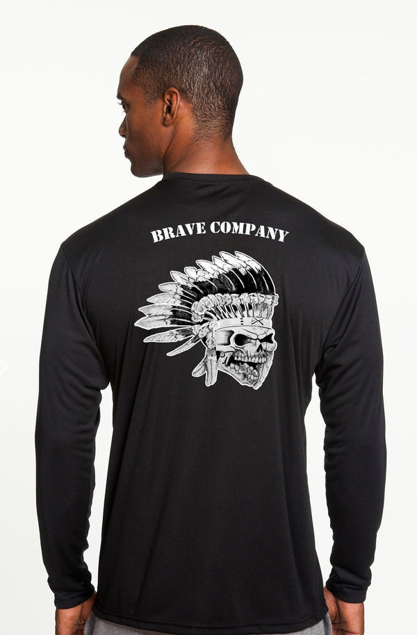 Brave Company Black Performance PT Unisex Shirt. This shirt is approved for PT*FREE Liaison Pick up on orders to base only*