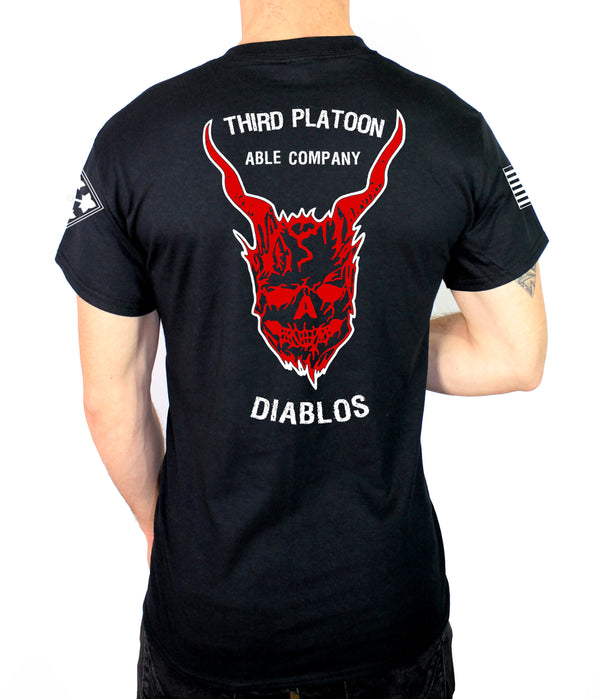 Diablos Unisex Black T-Shirt. This shirt is NOT approved for PT *Free Liaison Pick-up only- NO Free Shipping*