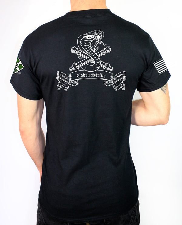 Cobra Strike Unisex Black PT Shirt. This shirt is approved for PT. *Free Liaison pick up for orders sent to base only*