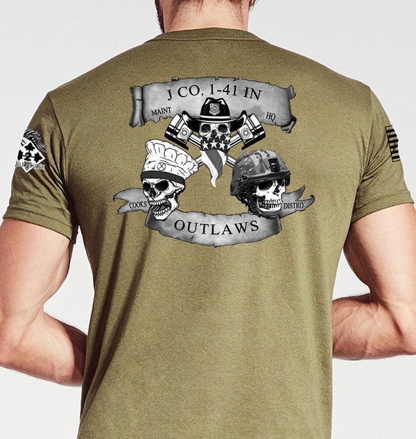 Coyote Tan J-CO Unisex Shirt (Black and White Print). NOT Approved for PT *Free Liaison Pick-up only** No Free Shipping***