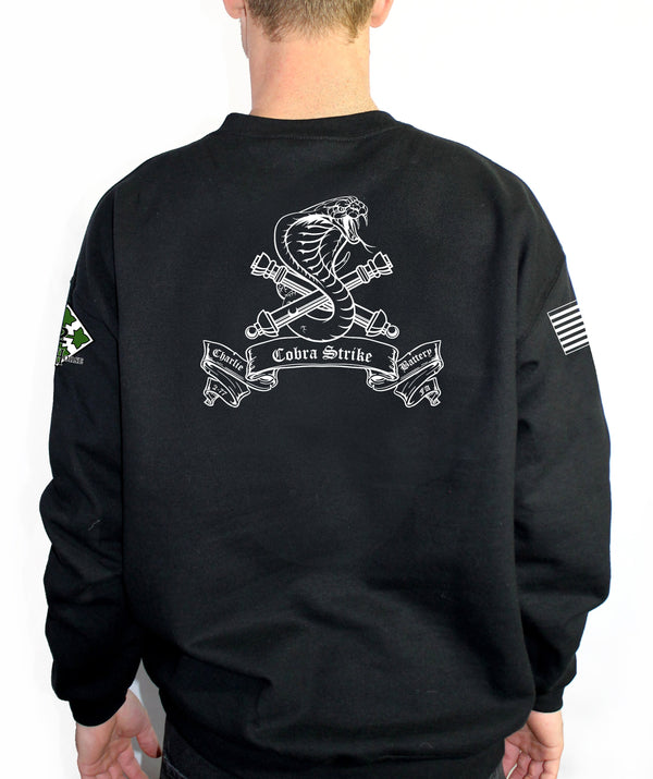 Cobra Strike Black Unisex PT Sweatshirt. This is approved and can be worn for PT.*Free Liaison pick up for orders sent to base only*