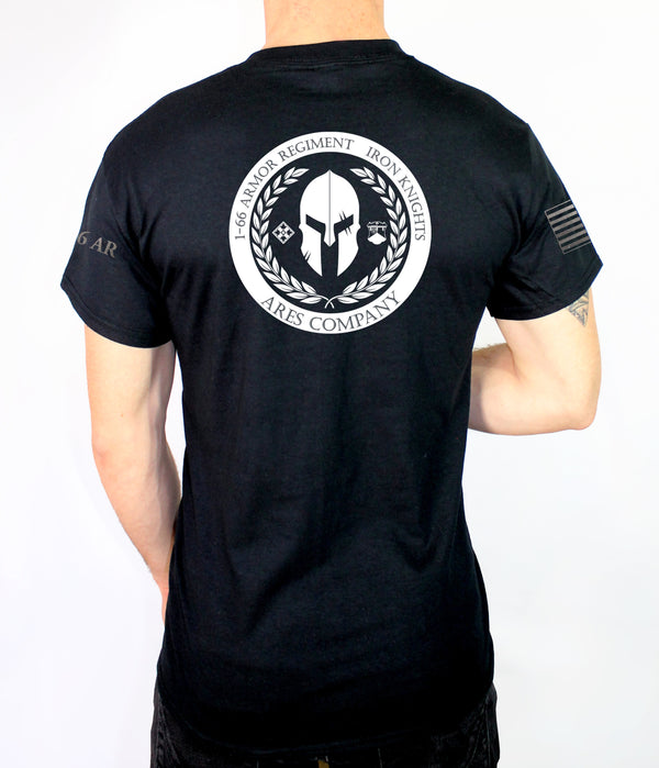 Ares Company Black PT Unisex Shirt. This shirt is approved for PT *Free Shipping for Liaison Pick-up orders only*