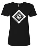 Ladies Cut 4th BSB Crest Shirts In Black & White Design and Multiple Shirt Colors. **Free Shipping means for Liaison pick up to base only**