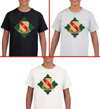 Youth Shirts with Ivy Design In Color and Multiple Shirt Colors. . **Free Shipping means for Liaison pick up to base only**