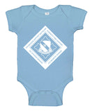 Baby Bodysuit with 4thBSB B&W Crest and Comes in Multiple Colors. **Free Shipping means for Liaison pick up to base only**