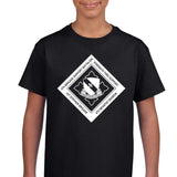 Youth Shirts with 4th BSB Crest In B&W Design and Multiple Shirt Colors. . **Free Shipping means for Liaison pick up to base only**