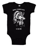 Dog Baby Bodysuit in Multiple Sizes.  **Free Shipping for Orders Sent with Liaison to base only**