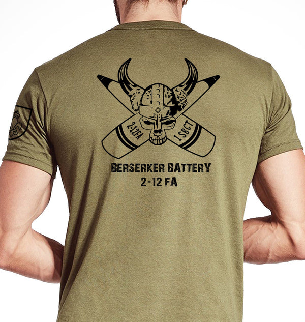 Berserker Coyote Tan 2-12 FA - Black Design. This is NOT Approved for PT. ***Free Shipping for orders sent to base only***