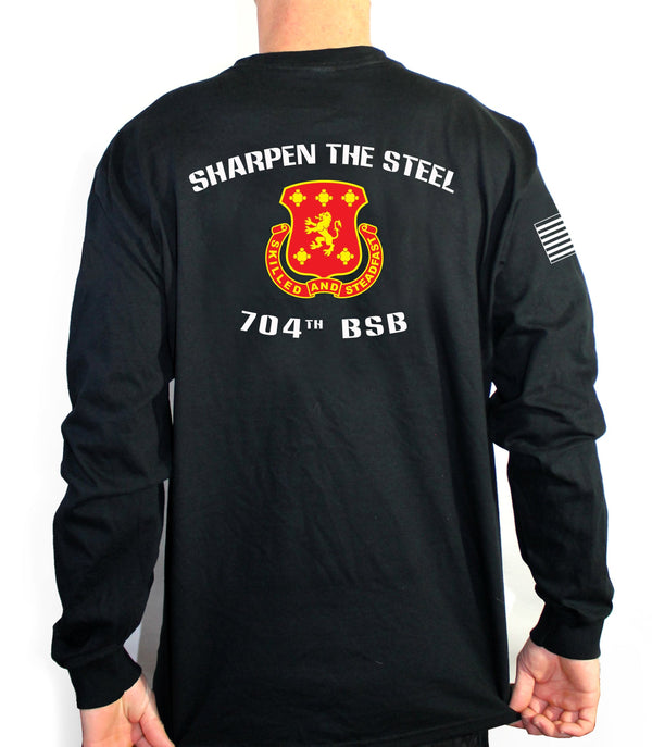 Black Unisex Long Sleeve PT Shirt. This is approved and can be worn for PT. ** No Free Shipping- Please Read Description Below**