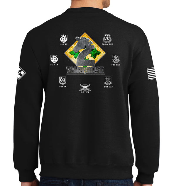 Brigade Unisex Black Unisex Sweatshirt. This is Approved for PT. *FREE Liaison Pick-up for orders being sent to Base only*