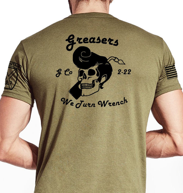 Greasers Coyote Tan 100% Cotton Unisex Shirt. This shirt is NOT Approved for PT