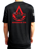 Assassin Co. PT Performance Unisex T-Shirt. This shirt is approved for PT. **Free Shipping means for Liaison pick up to base only**